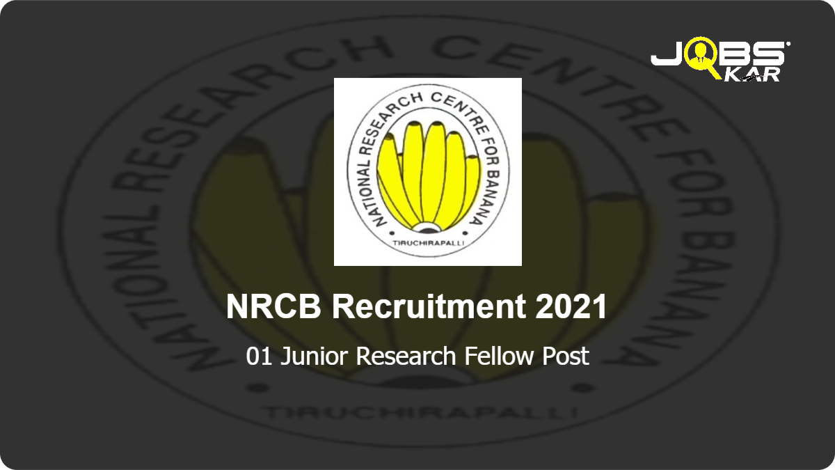 NRCB Recruitment 2021: Apply Online for Junior Research Fellow Post