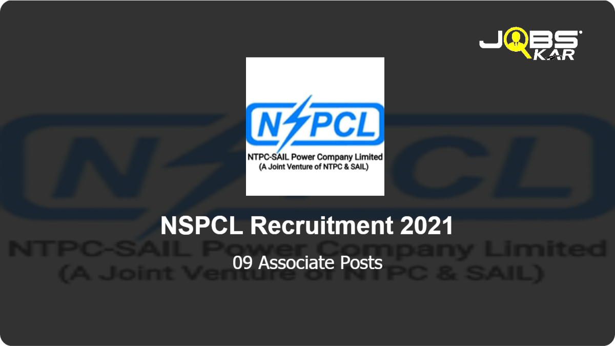 NSPCL Recruitment 2021: Apply Online for 09 Associate Posts
