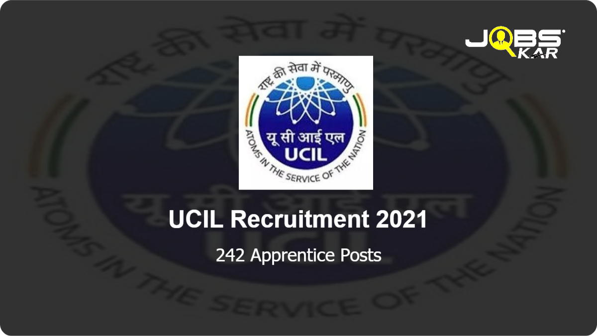UCIL Recruitment 2021: Apply Online for 242 Apprentice Posts