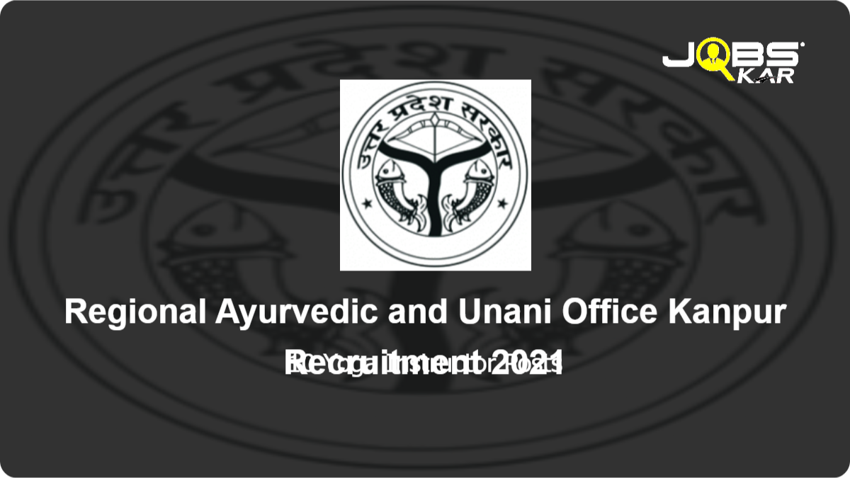 Regional Ayurvedic and Unani Office Kanpur Recruitment 2021: Apply for 10 Yoga Instructor Posts