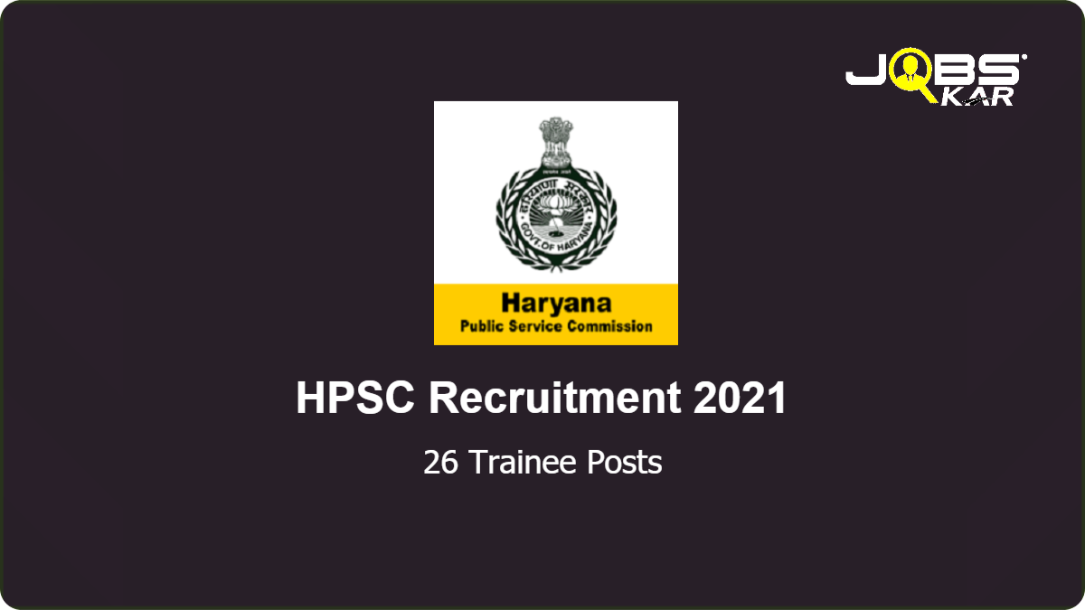 HPSC Recruitment 2021: Apply Online for 26 Sub Divisional Agriculture Officer Posts