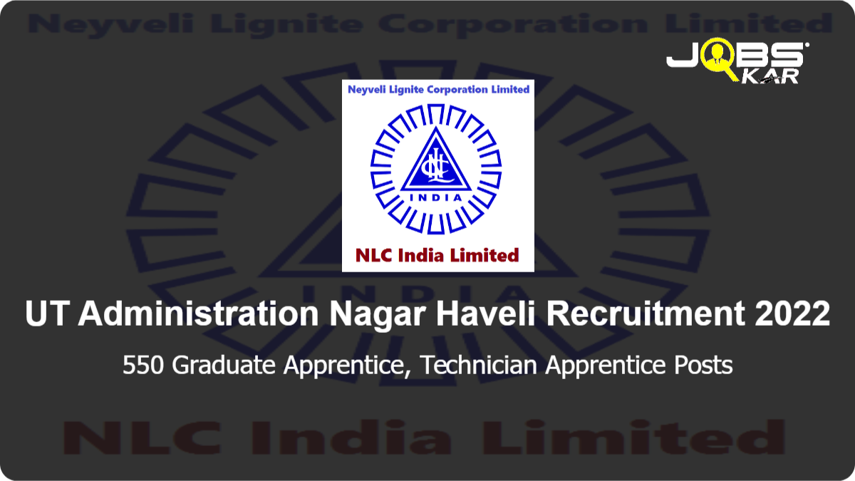 UT Administration Nagar Haveli Recruitment 2022: Apply Online for 550 Graduate Apprentice, Technician Apprentice Posts