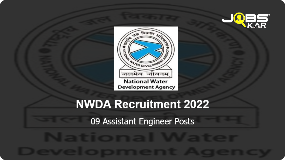 NWDA Recruitment 2022: Apply Online for 09 Assistant Engineer Posts
