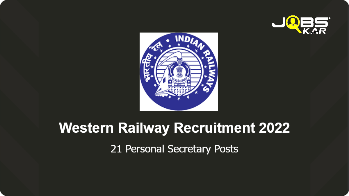 Western Railway Recruitment 2022: Apply Online for 21 Sports Person Posts