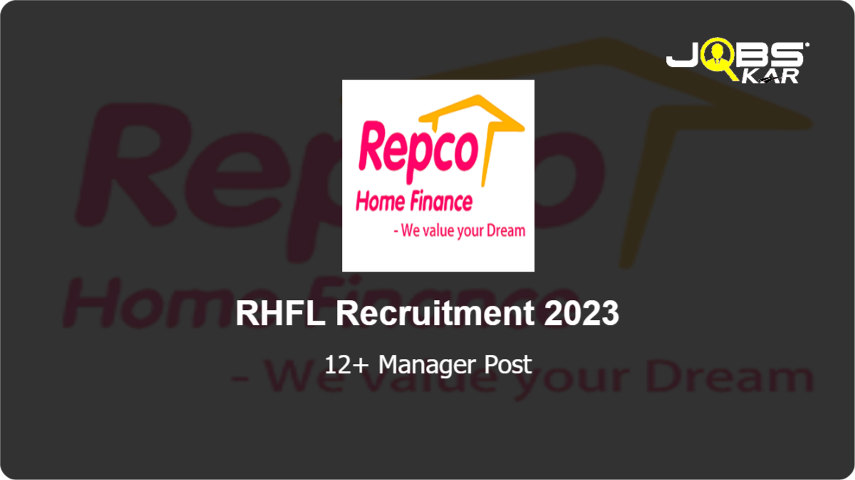 RHFL Recruitment 2023: Apply for Various Manager Posts