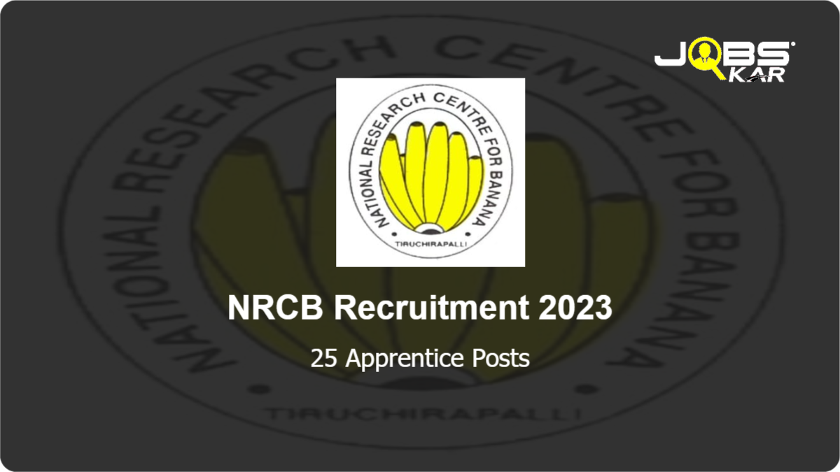 NRCB Recruitment 2023: Apply Online for 25 Apprentice Posts