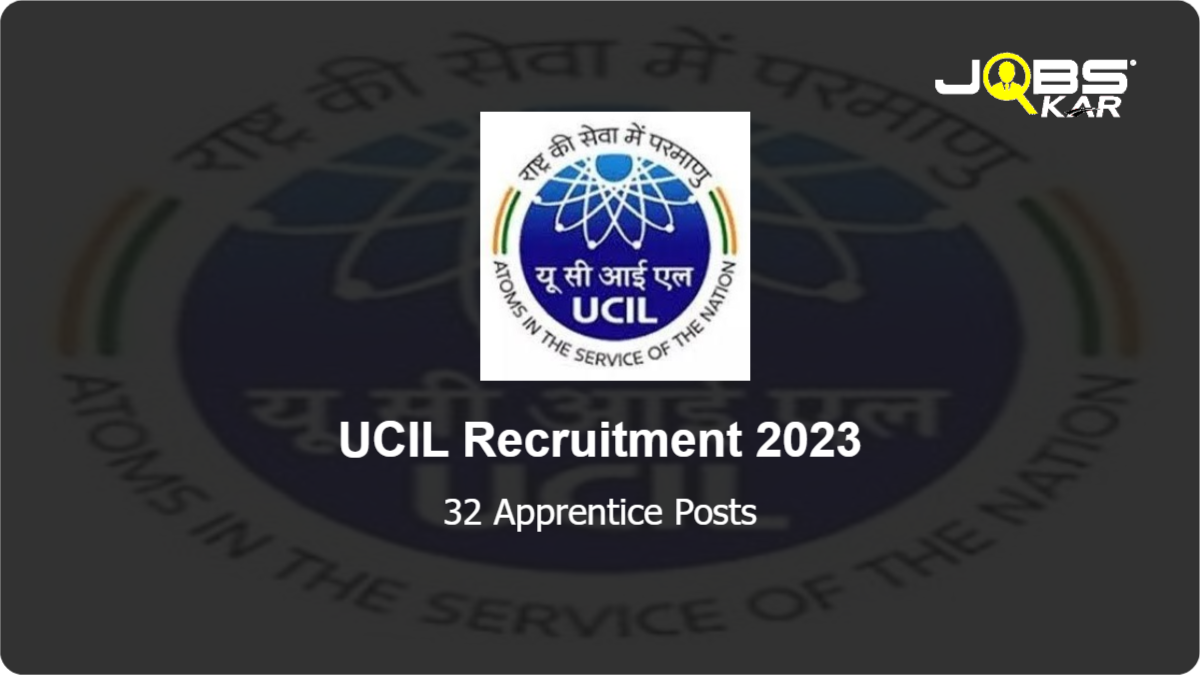 UCIL Recruitment 2023: Apply Online for 32 Apprentice Posts